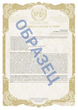 Образец Приложение к СТО 01.064.00220722.2-2020 Усолье-Сибирское Сертификат СТО 01.064.00220722.2-2020 